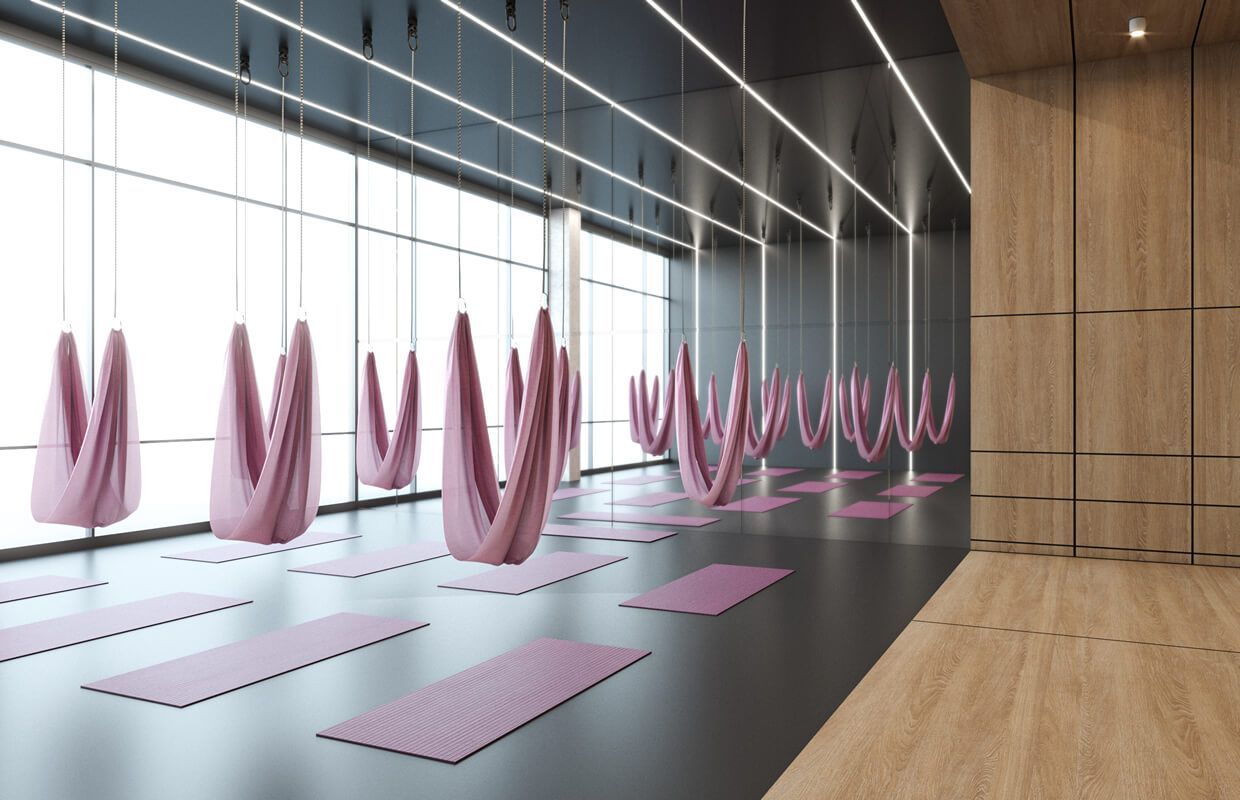 Ladies' Fitness Center Interior Design - Riyadh, Saudi Arabia -   13 fitness Interior ideas