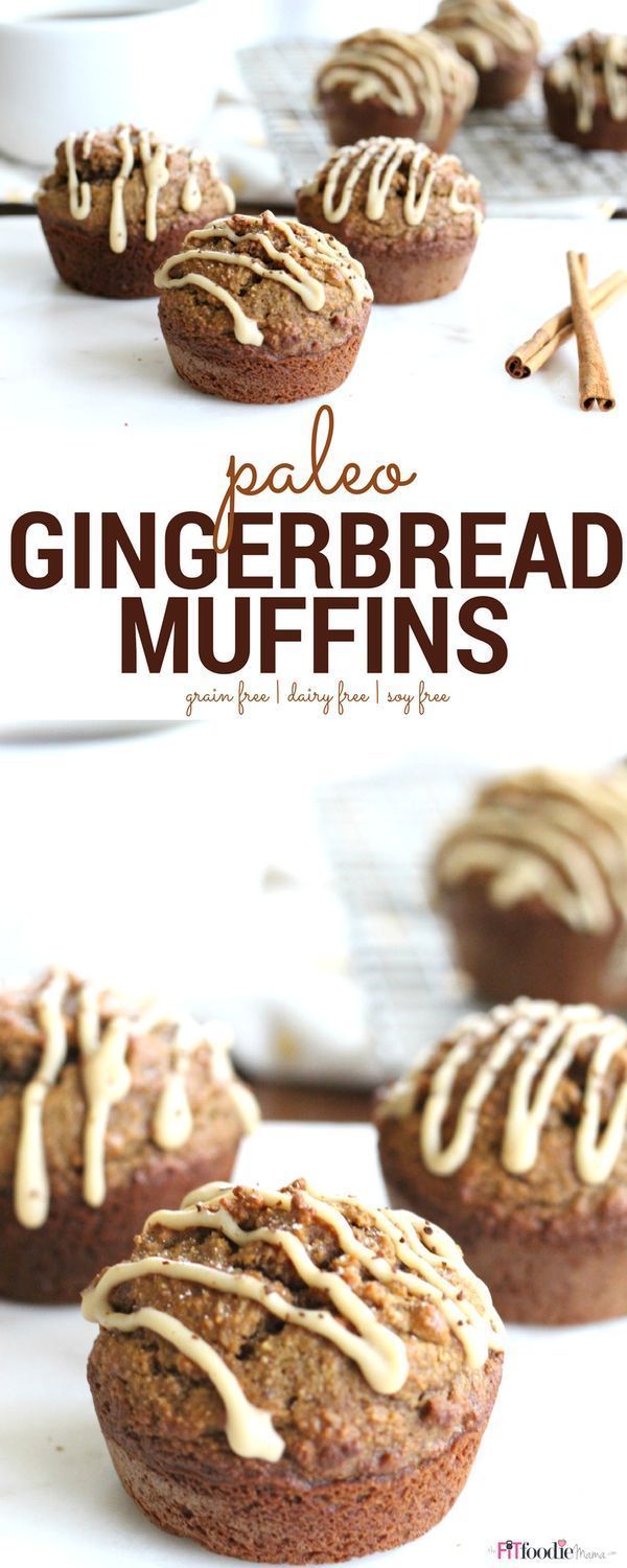 Easy & Delicious Paleo Gingerbread Muffins -   13 healthy recipes Sweet paleo ideas