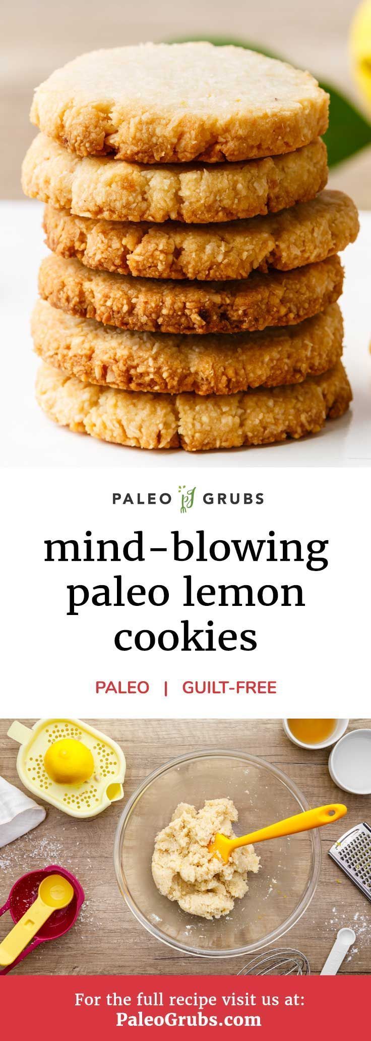 Mind-Blowing Lemon Cookies (Made with Almond Flour) -   13 healthy recipes Sweet paleo ideas