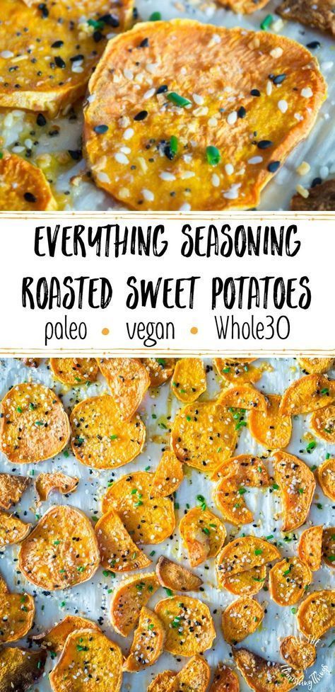 Everything Seasoning Roasted Sweet Potatoes -   13 healthy recipes Sweet paleo ideas