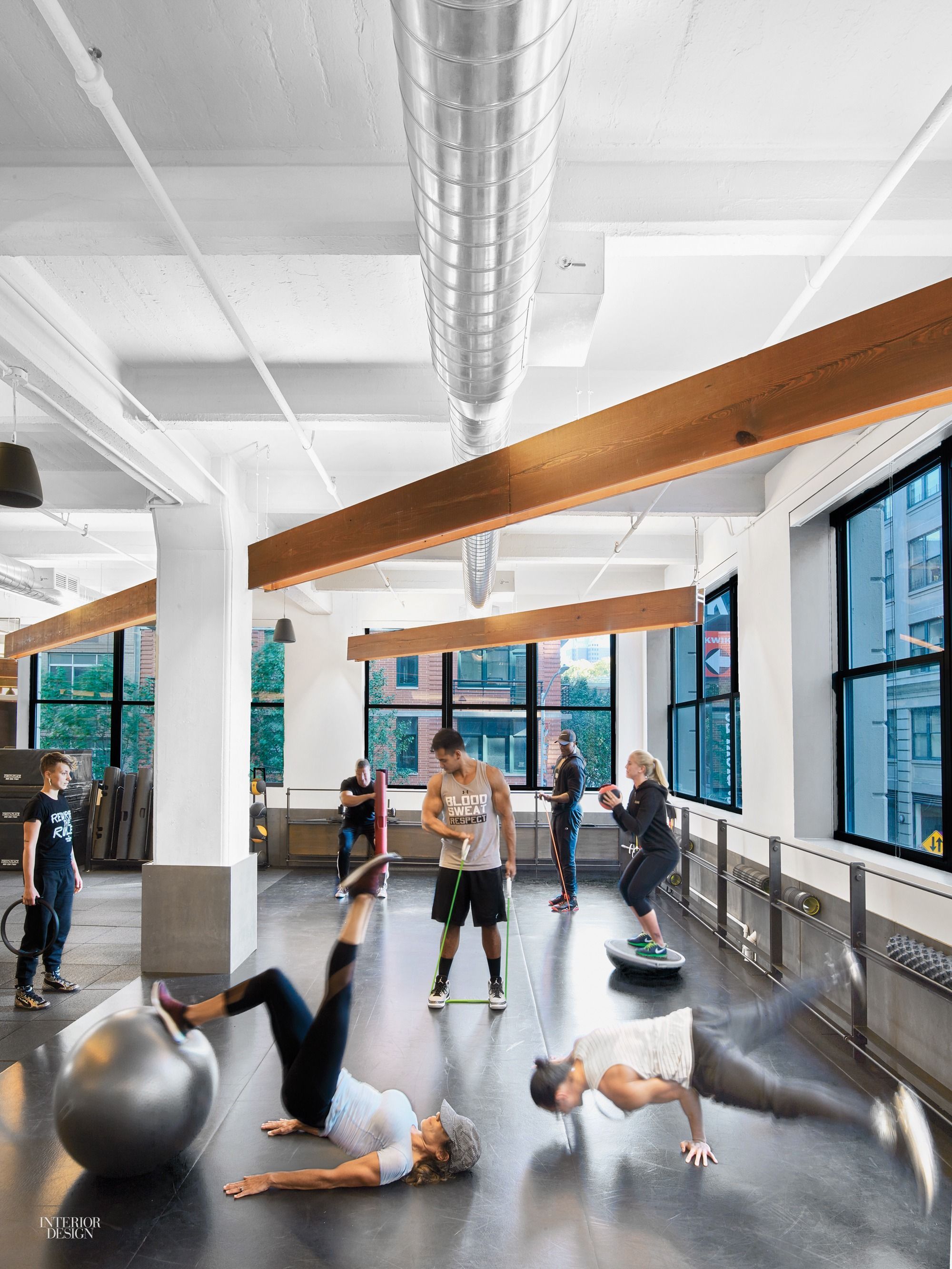 Inc Architecture & Design Gives an Equinox Gym the Loft Treatment in Brooklyn -   13 office fitness Center ideas