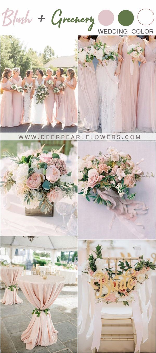 28 Blush Pink and Greenery Wedding Color Ideas -   13 wedding Rustic pink ideas