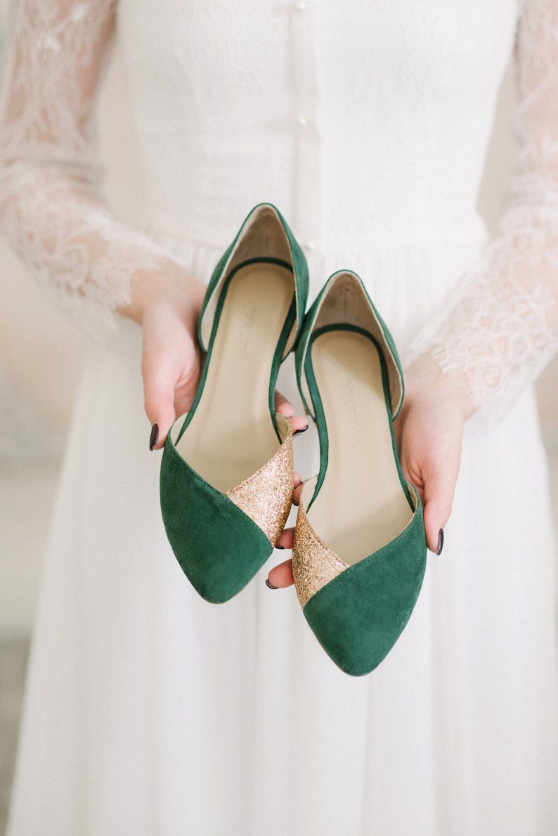 An Emerald & Gold Wedding -   13 wedding Shoes pink ideas