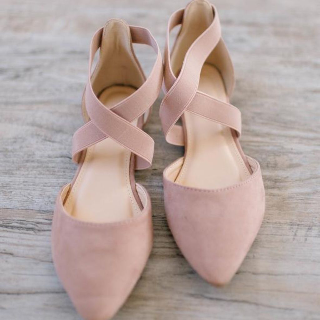 Arabesque Flat In Blush | Color: Pink | Size: Various -   13 wedding Shoes pink ideas