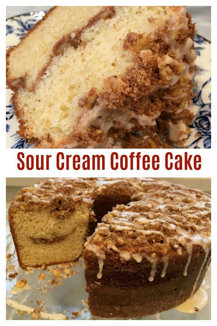 Sour Cream Coffee Cake -   14 coffee cake Bundt ideas
