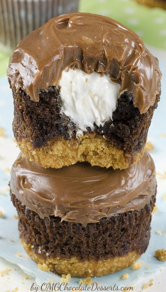 Perfect S'mores Cupcakes -   14 desserts Light chocolat ideas