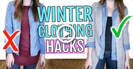 Winter Clothing Hacks You Need to Know -   14 DIY Clothes Winter life hacks ideas