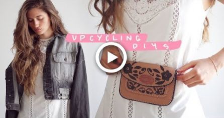 Upcycling Old Clothing & Trash! (3 EASY DIYS) -   14 DIY Clothes Winter life hacks ideas