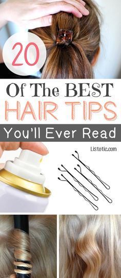 20 Of The Best Hair Tips and Tricks (With Pictures) -   14 good hair Tips ideas