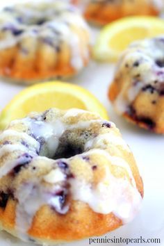 Blueberry Lemon Mini Bundt Cakes -   14 mini cake Easy ideas