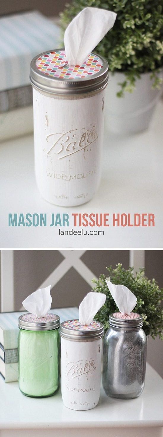 53 Easiest DIY Projects You Should Try in 2019 -   15 diy projects Tumblr mason jars ideas