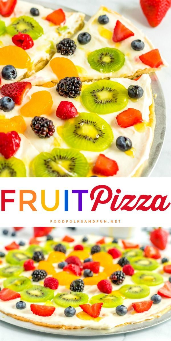 Easy Fruit Pizza -   15 healthy recipes Desserts fruit ideas
