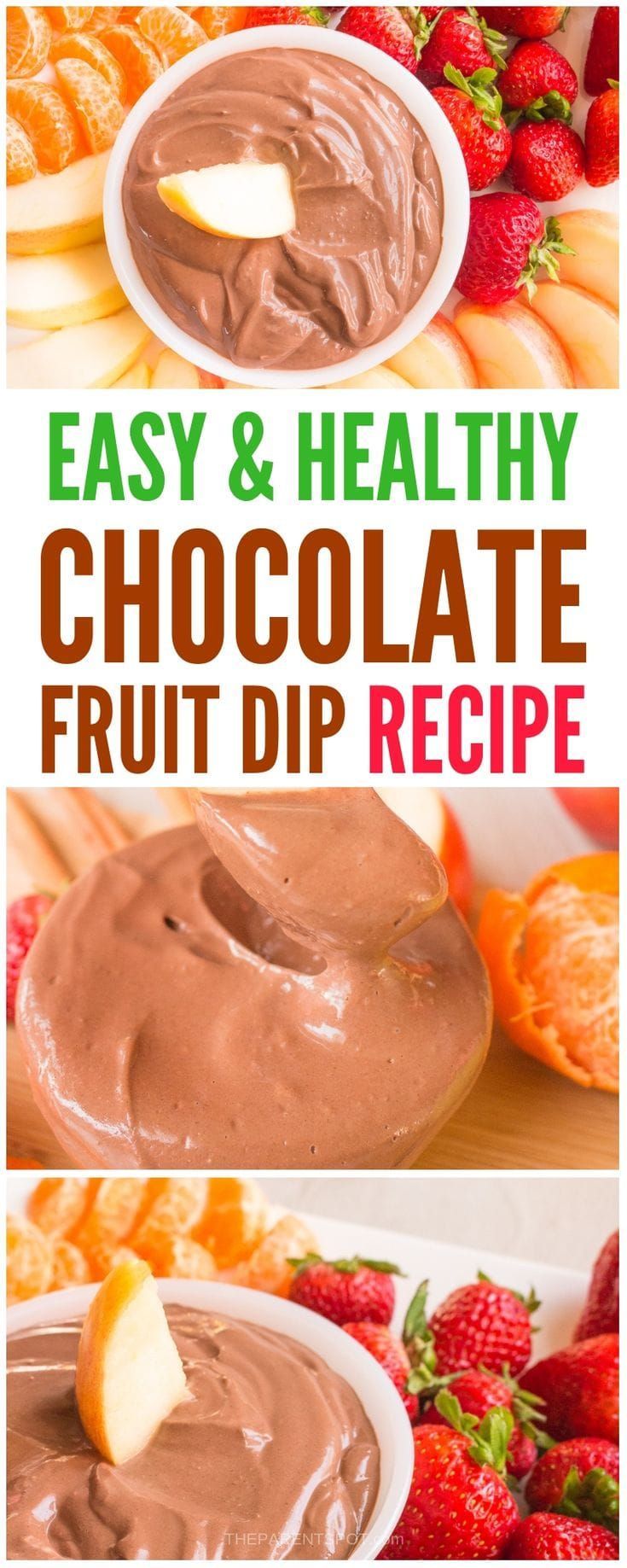 Chocolate Fruit Dip Recipe with Greek Yogurt -   15 healthy recipes Desserts fruit ideas
