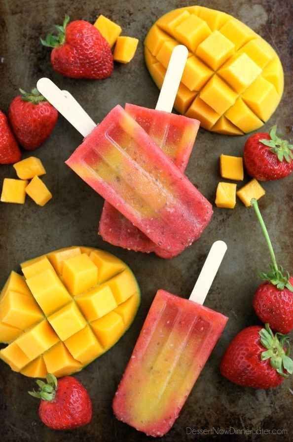15 Healthier Fruit Pops To Eat Instead Of Ice Cream -   15 healthy recipes Desserts fruit ideas
