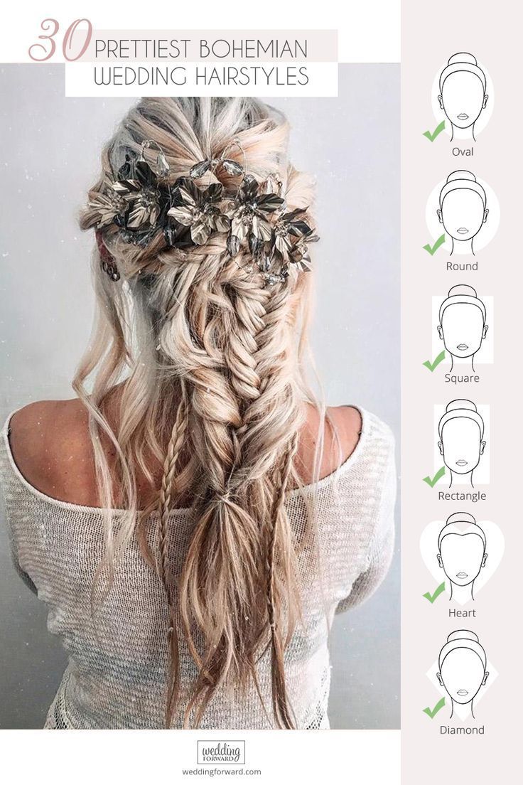 30 Prettiest Bohemian Wedding Hairstyles -   15 makeup Dia wedding hairstyles ideas