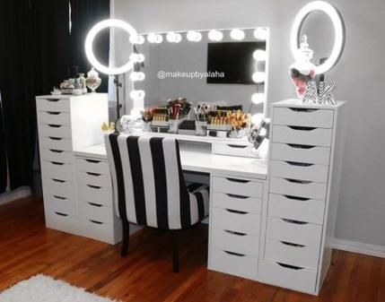 31 trendy makeup light vanity chairs -   15 makeup Light table ideas