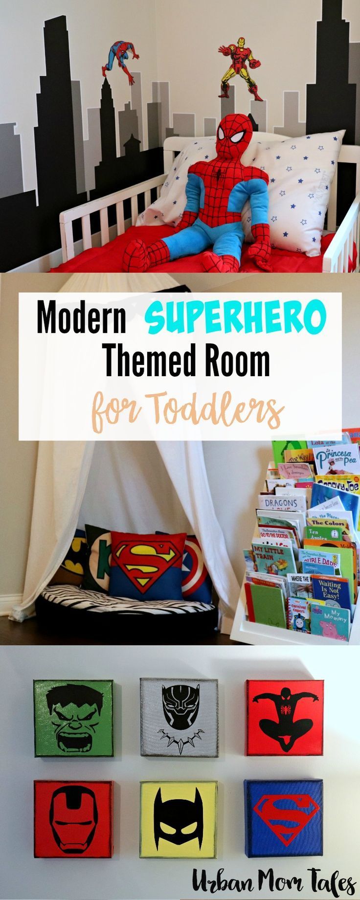 Modern Superhero Themed Room for Toddlers -   15 room decor Bedroom boys ideas