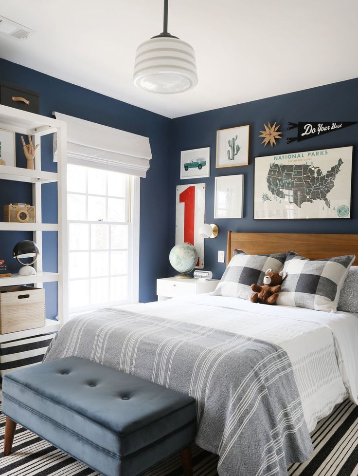 A bold, playful and out of this world kid's room -   15 room decor Bedroom boys ideas