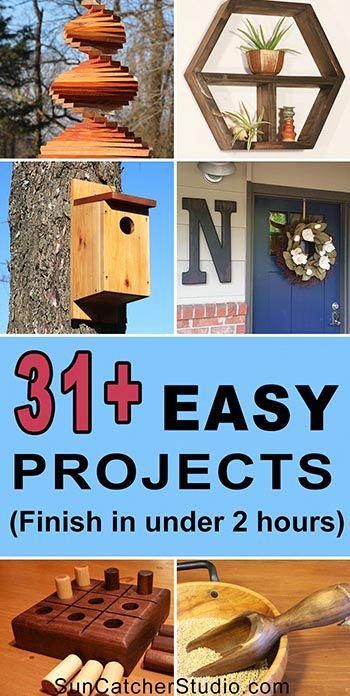31+ Easy Woodworking Projects -   16 diy projects With Wood easy ideas