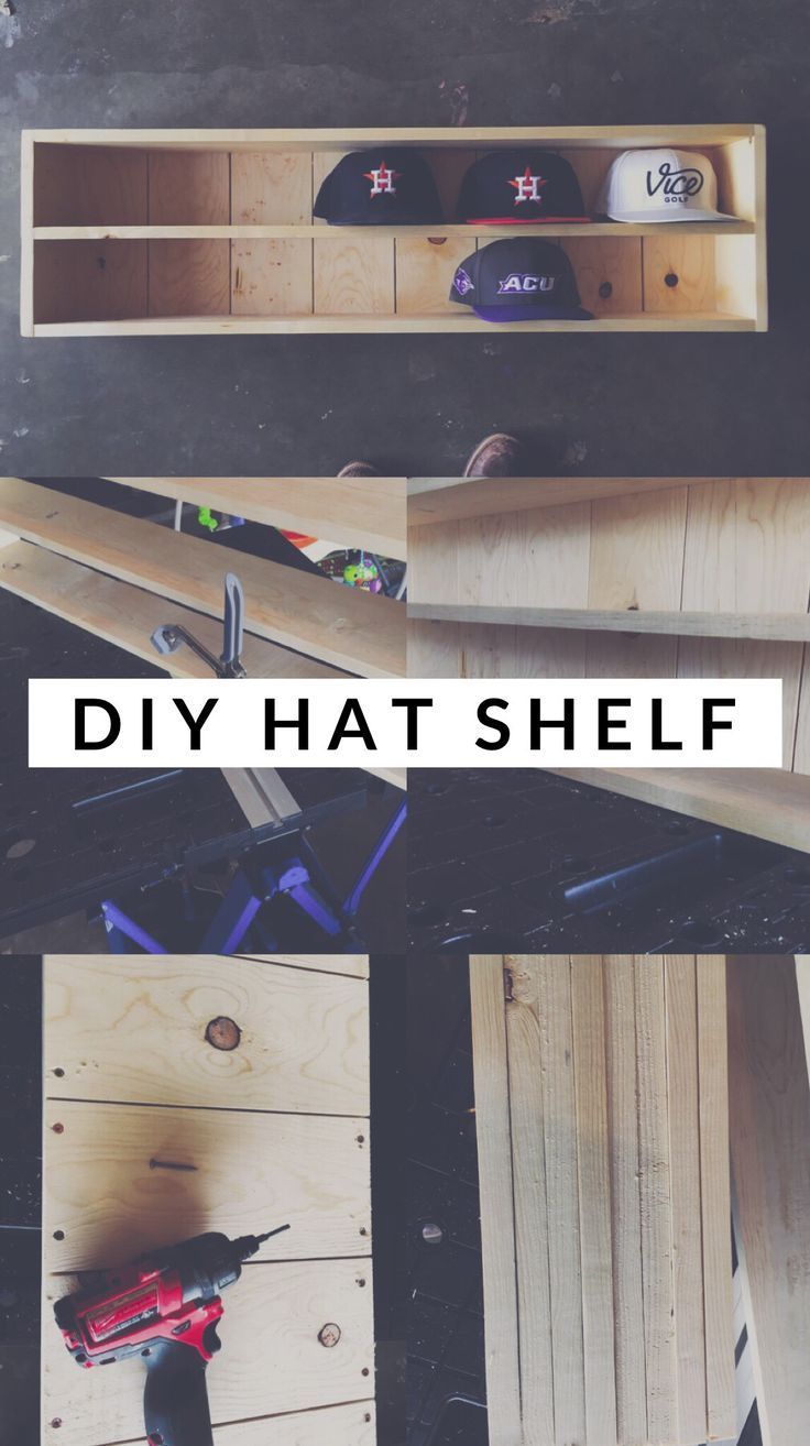 Baseball Hat Organizer – Beginner DIY Project -   16 diy projects With Wood easy ideas