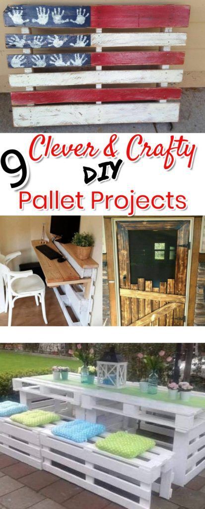 Pallet Projects - 19+ Clever, Crafty and Easy DIY Pallet Ideas -   16 diy projects With Wood easy ideas