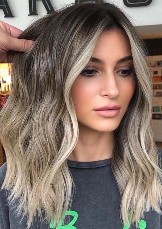 Eye-catching Blonde Shades with Dark Roots in 2019 -   16 hair Thin awesome ideas
