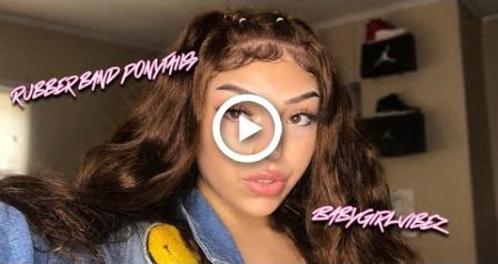 Rubber Band Ponytails  | Baddie Hairstyles Ft. Hairspells -   16 hairstyles 90s pony tails ideas
