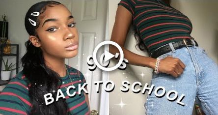 GRWM | 90s Makeup Hair and Outfit! | Back to School Edition 2017-18 -   16 hairstyles 90s pony tails ideas
