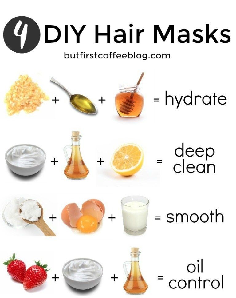 4 DIY Hair Masks For EVERY Hair Type -   16 healthy hair Mask ideas