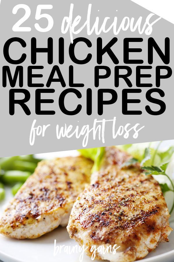 25 Healthy Chicken Meal Prep Recipes You'll Actually Enjoy Eating -   16 healthy recipes Tasty meals ideas