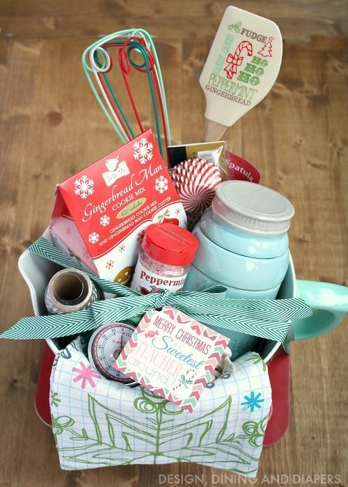 How To Create The Perfect Gift Basket + Free Printable -   16 holiday Baking basket ideas