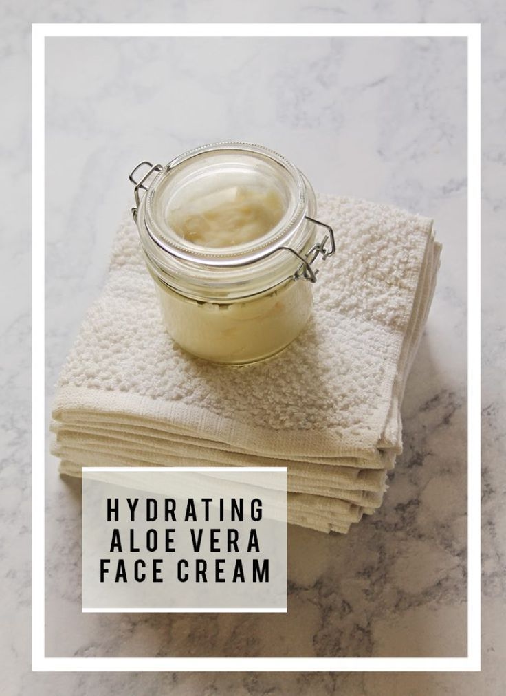 All Natural Hydrating DIY Aloe Vera Face Cream Recipe -   16 makeup Face aloe vera ideas