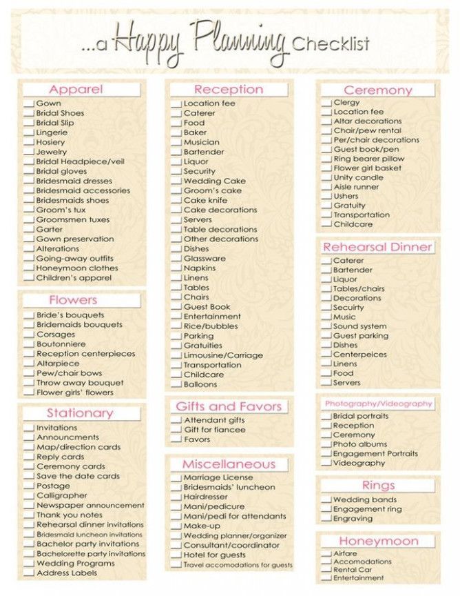 Wedding Checklist Binder Check Lists -   16 ultimate wedding Checklist ideas