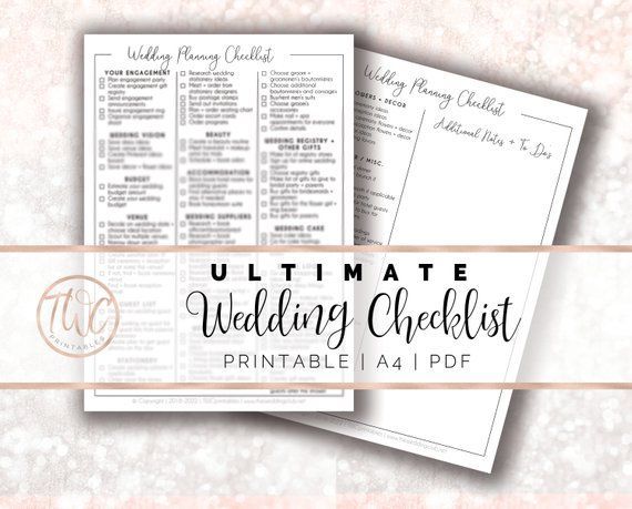 23+ Wedding Stuff that will DESTROY your bank account -   16 ultimate wedding Checklist ideas