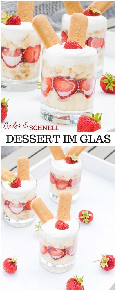 Sommerliches Dessert im Glas & neue Krasilnikoff Kollektion -   17 desserts Im Glas hochzeit ideas