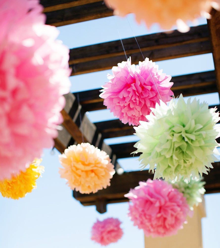 Don't Call It a Party Without This DIY -   17 diy projects Paper pom poms ideas