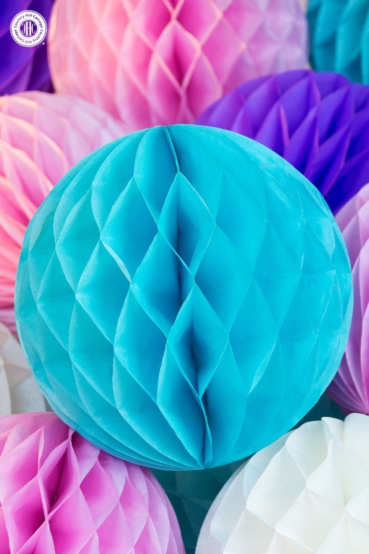 17 diy projects Paper pom poms ideas