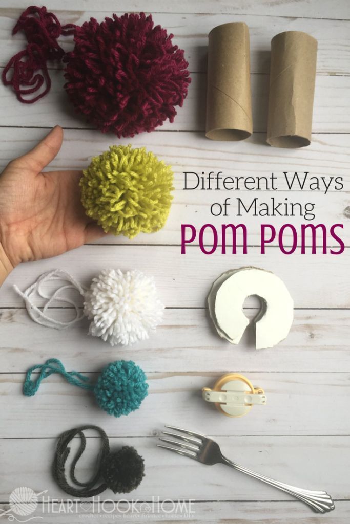 14 Fun Pom Pom Crafts for Adults -   17 diy projects Paper pom poms ideas