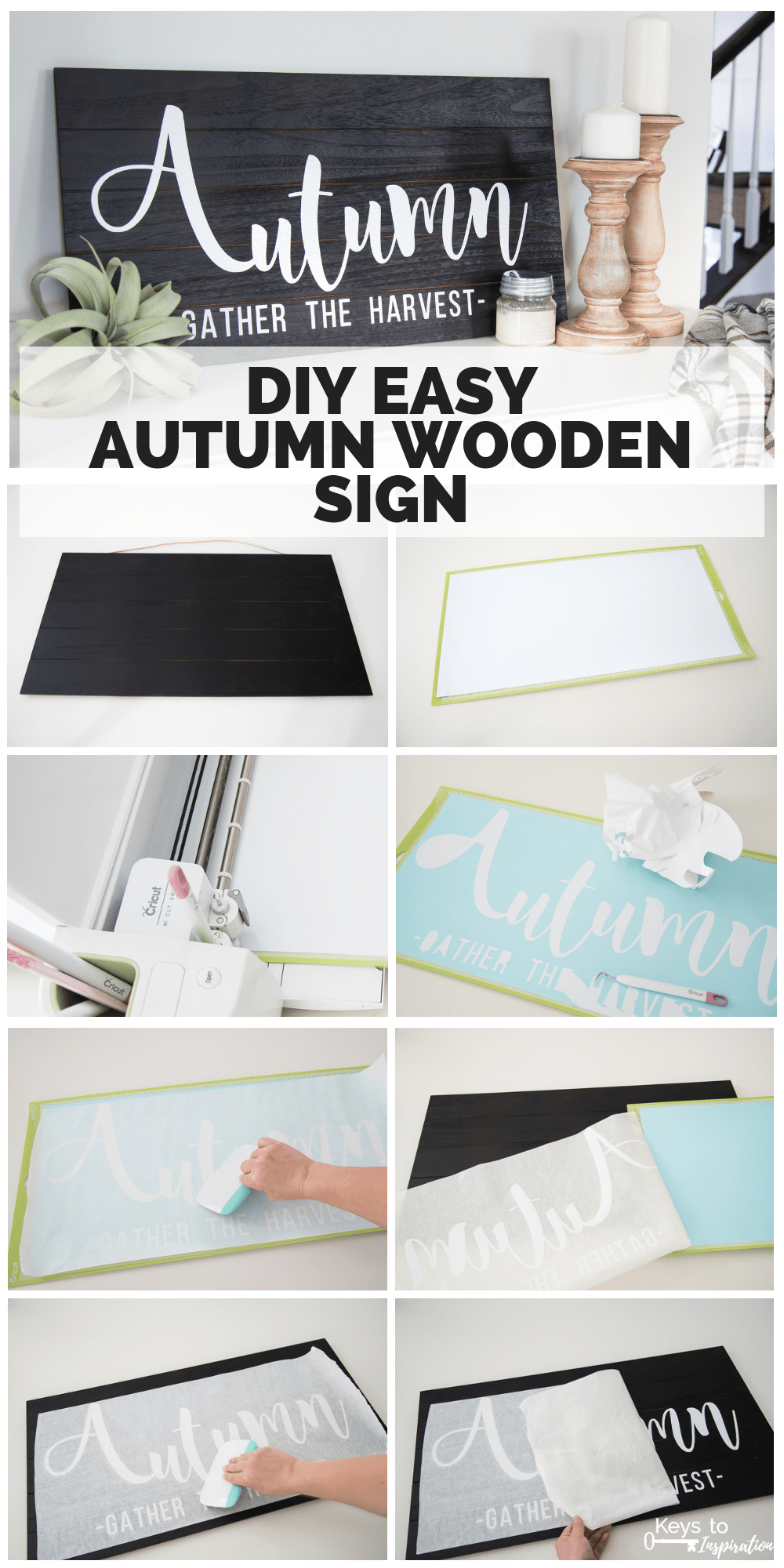 DIY Easy Autumn Wooden Sign -   17 diy projects Useful creative ideas