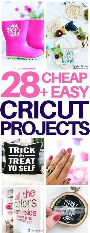 25+ Amazing Cricut Project Ideas to Try [Free Printable] -   17 diy projects Useful creative ideas