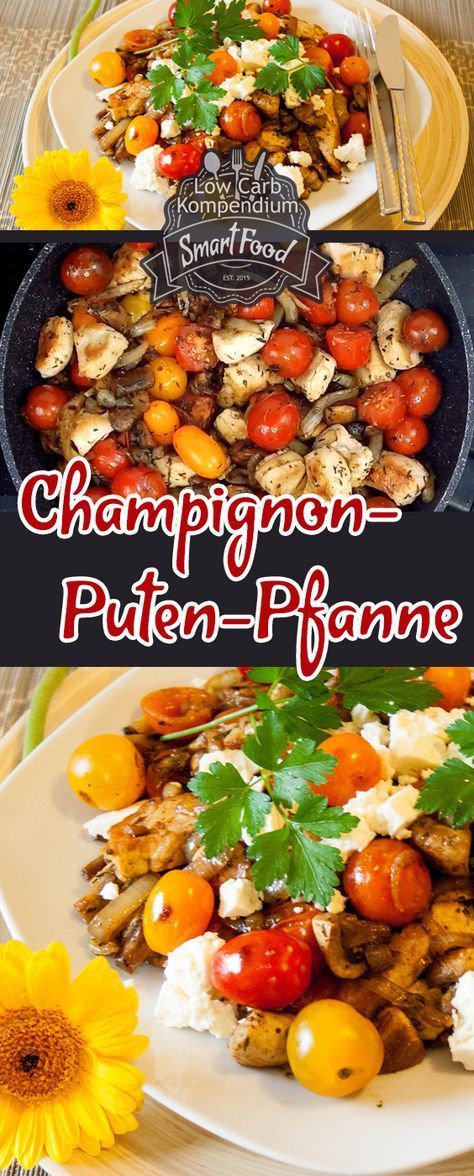Champignon-Puten-Pfanne mit Knoblauch -   17 fitness Rezepte kalorienarm ideas