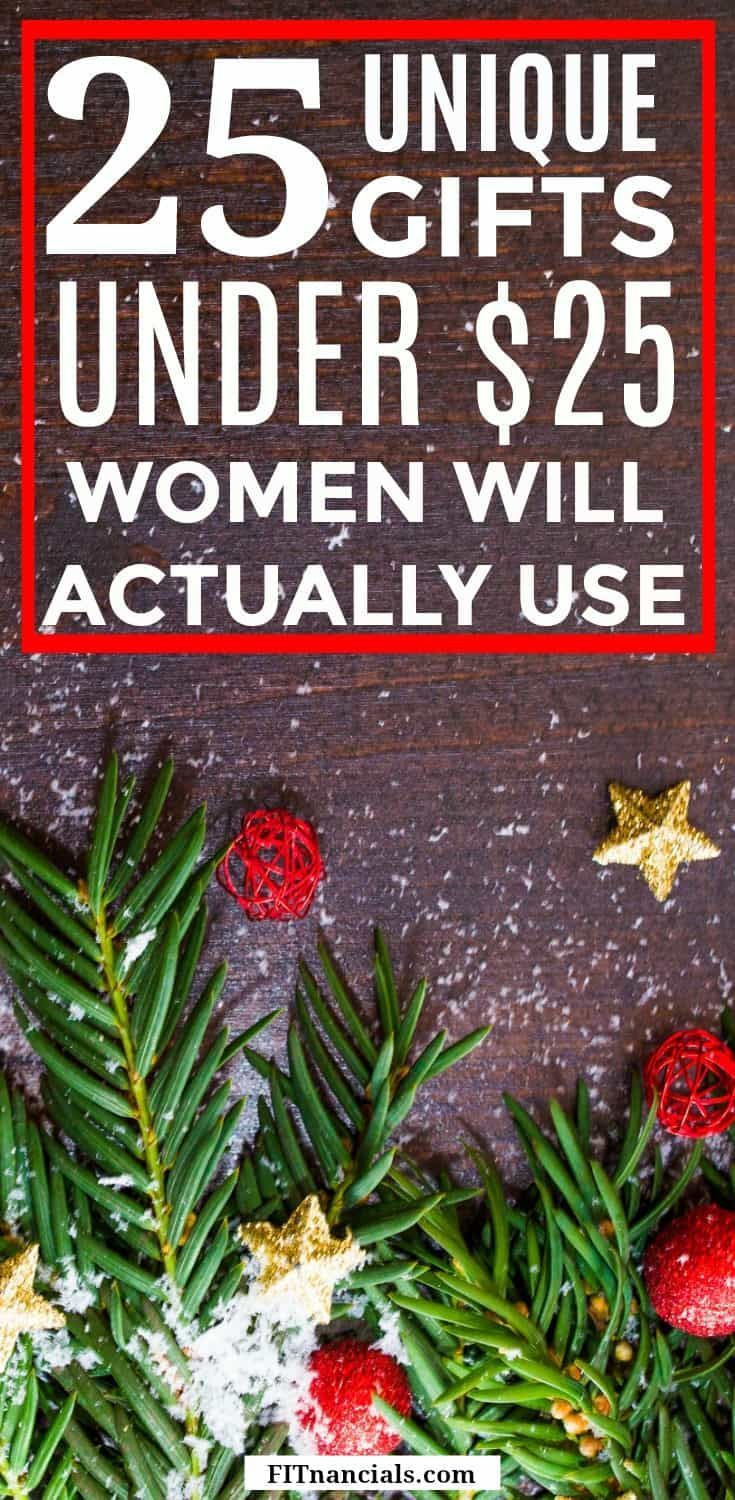 25 Unique Gifts Under $25 Women Will Actually Use -   17 unique holiday Gifts ideas