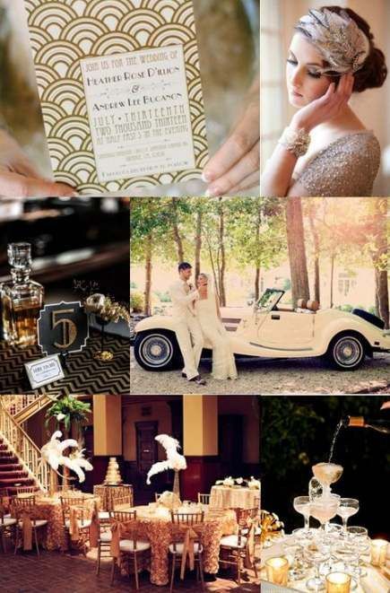 17 wedding Themes gatsby ideas