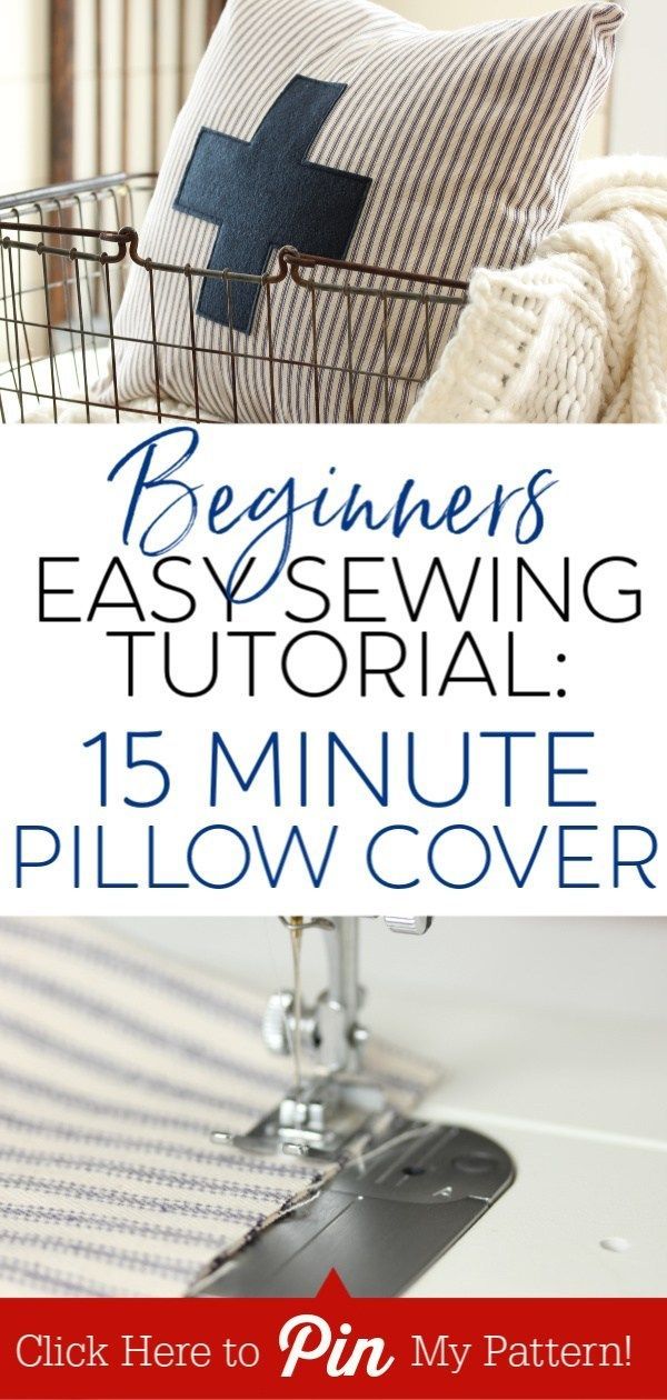 Easy DIY Envelope Pillow Cover From a Single Piece of Fabric! -   18 fabric crafts Pillows easy diy ideas