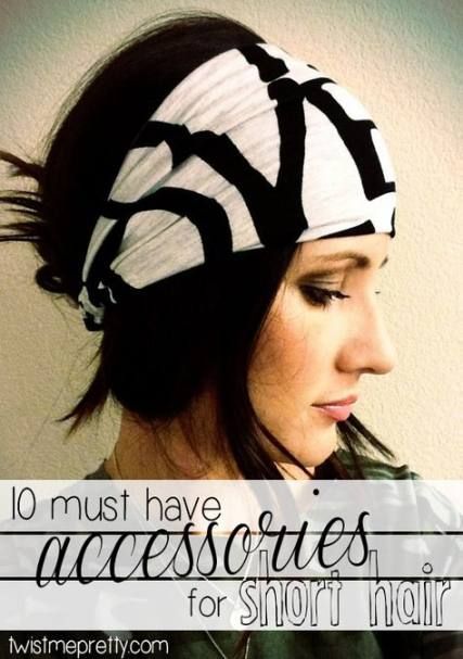 How to wear a bandana short head wraps 16 ideas for 2019 -   18 hairstyles Bandana short hair ideas