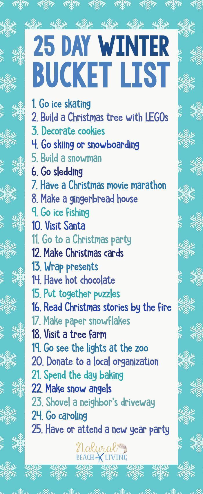 25 Winter Bucket List Ideas for Family Fun -   18 holiday Activities list ideas