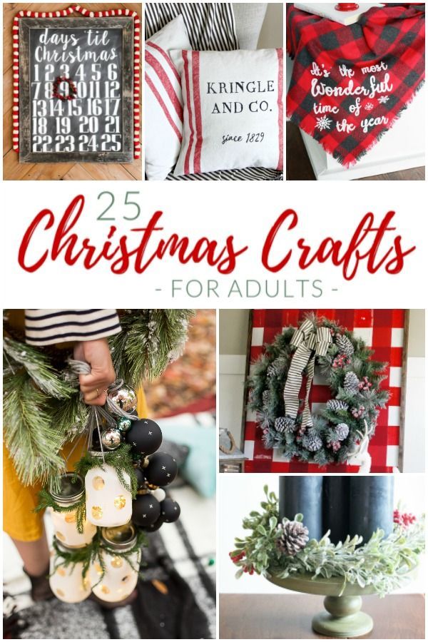 25 Very Merry Christmas Crafts for Adults -   18 holiday Girl simple ideas