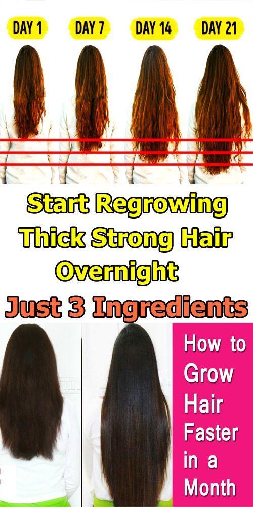 Start Regrowing Thick, Strong Hair Overnight With Just 3 Ingredients -   18 makeup Hair useful tips ideas