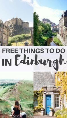 25 Amazing & Free Things to do in Edinburgh, Scotland -   18 travel destinations England things to do in ideas