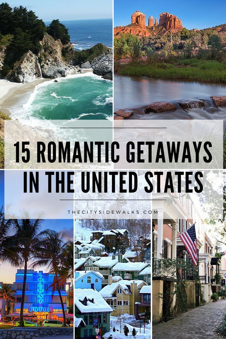 15 Romantic Getaways in the U.S. -   19 travel destinations Places To Visit vacations ideas
